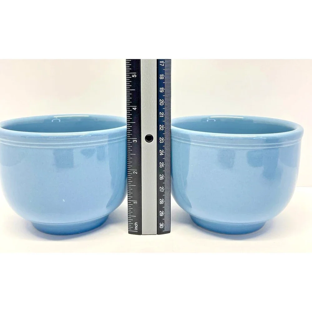 Homer Laughlin Fiesta Periwinkle set of 3 4.5